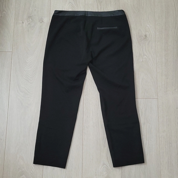 Jacob pleather trim ankle pants - Picture 2 of 6